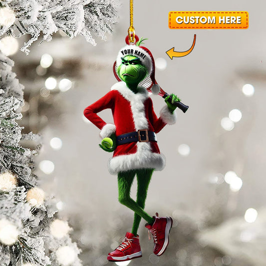 Joycorners Slay ELF Home Decor Christmas Ornament, Personalized Ornament 2D Flat LM2211