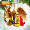 Joycorners Romania Ornament, Personalized Ornament 2D Flat LM2211
