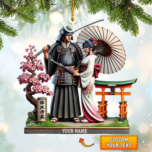 Joycorners Japanese Home Decor Christmas Ornament, Personalized Ornament 2D Flat LM2211