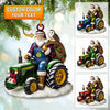 Joycorners Custom Name Santa FFA Ornament, Christmas Gift Decoration 2D Flat LM2111
