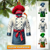 Joycorners Chef Outfit Ornament, Personalized Ornament 2D Flat LM2211