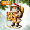 Joycorners Santa Beekeeper Christmas Ornament, Personalized Ornament 2D Flat LM2211