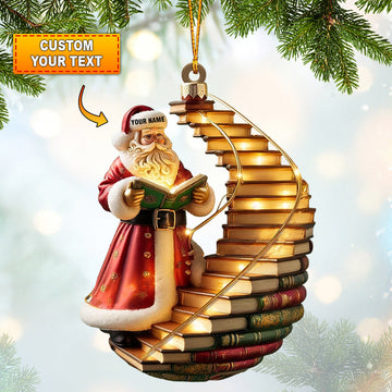 Joycorners God Santa Christmas Ornament, Personalized Ornament 2D Flat LM2211