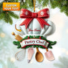 Joycorners Custom Name Ornament, Chef Hat Christmas 2D Flat LM2211