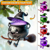 Joycorners Custom Name Witch Ornament, Christmas Gift Ornament 2D Flat LM2111