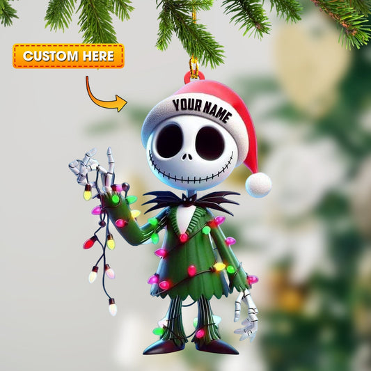 Joycorners Christmas Ghost Home Decor Christmas Ornament, Personalized Ornament 2D Flat LM2211