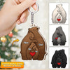 Joycorners Christmas Bear Family, Custom Name - Personalized Keychain - Gift For Family, Christmas Gift 2D Flat LM2211