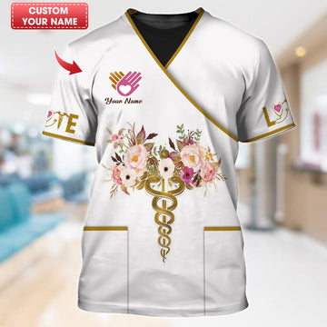 Joycorners Personalized Nurse Shirts - Embrace the Art of Healing MT2509