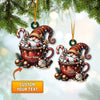 Joyccorners Custom Name Santa Ornament, Home Decor Christmas Gift 2D Flat LM2111