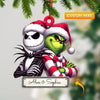 Joycorners Custom Ornament, Couple ELF Ornament, Christmas Decor 2D Flat LM2211