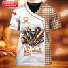 Joycorners Personalized Baker Shirts - Elegant Baking Tools Design for Pastry Chefs MT2509