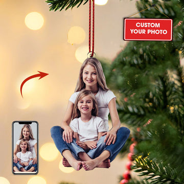 Joycorners Custom Ornament, Your Own Photo Ornament, Christmas Decor 2D Flat LM2211
