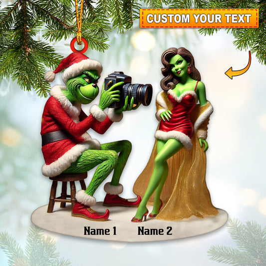 Joycorners ELF Home Decor Christmas Ornament, Personalized Ornament 2D Flat LM2211