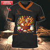 Joycorners Personalized Baker Shirt, Vibrant Artisan Bread and Ingredients Ensemble MT2509