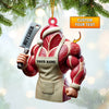 Joycorners Butcher Christmas Ornament, Personalized Ornament 2D Flat LM2211