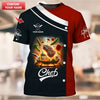 Joycorners Personalized Chef Shirt, Flaming Grill & Feast Motif MT2509
