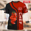Joycorners Personalized Chef Shirts - Fresh Tomato Slice Design for Culinary Artists MT2509