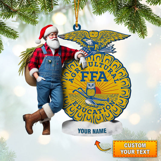 Joycorners FFA Education Christmas Ornament, Personalized Ornament 2D Flat LM2211