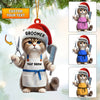 Joycorners Groomer Cat Home Decor Christmas Ornament, Personalized Ornament 2D Flat LM2211