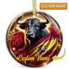 Joycorners Custom Name Spain Ornament, Christmas Gift for Spain Lover 2D Flat LM2211