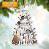 Joycorners Custom Name Ornament, Kitchen Noel Tree 2D Flat LM2211