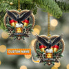 Joycorners Custom Name Germany Ornament, Christmas Gift for Germany Lover 2D Flat LM2211