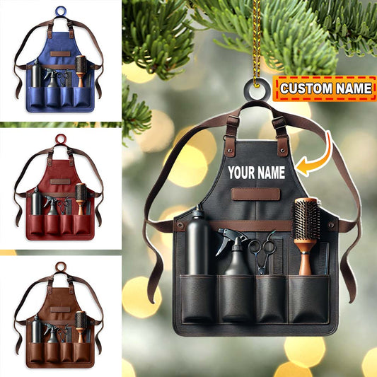 Joycorners Custom Ornament, Hairdresser Ornament, Christmas Decor 2D Flat LM2211
