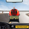 Joycorners Personalized Firefighter Helmet Ornament-Gift For Firefighter 2D Flat LM1611