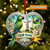 Joycorners Custom Name Brazil Ornament, Christmas Gift for Brazil Lover 2D Flat LM2211