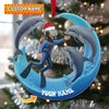 Joycorners Dolphin Trainer Home Decor, Christmas Ornament, Personalized Ornament 2D Flat LM2111