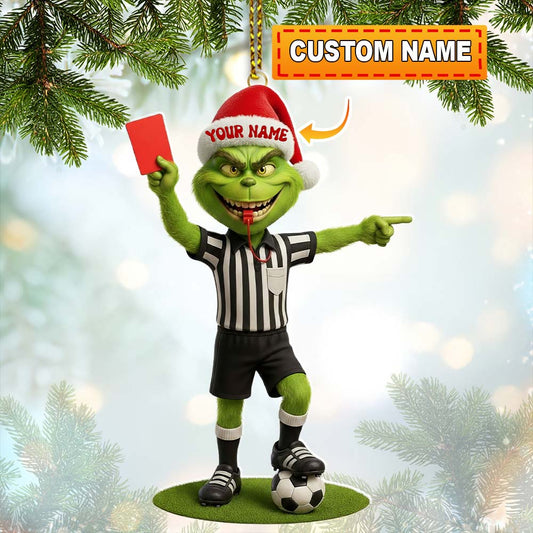 Joycorners Referee, Home Decor, Christmas Ornament, Personalized Ornament 2D Flat LM2111