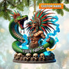 Joycorners Custom Name Mexico Love Ornament, Christmas Gift for Mexican 2D Flat LM2111