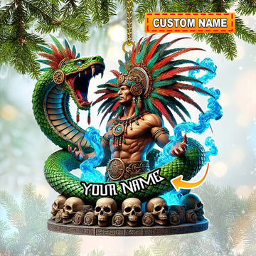 Joycorners Custom Name Mexico Love Ornament, Christmas Gift for Mexican 2D Flat LM2111