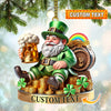 Joycorners Custom Name Ireland Ornament, Ireland Lover Christmas Gift3 2D Flat LM2111