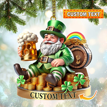 Joycorners Custom Name Ireland Ornament, Ireland Lover Christmas Gift3 2D Flat LM2111
