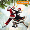 Joycorners Custom Name Couple Dance Ornament, Couple Christmas Gift 2D Flat LM2111