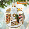 Joycorners Custom Name Nail Salon Ornament, Nail Salon Christmas Decoration 2D Flat LM2111