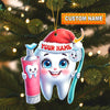 Joycorners Beautiful Teeth, Home Decor, Christmas Ornament, Personalized Ornament 2D Flat LM2111