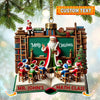 Joycorners Custom Name Teacher Ornament, Teacher Christmas Decoration 2D Flat LM2111