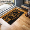 Joycorners Hereford Sunshine Field Custom Farm Name Custom Year Coir Doormat