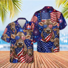 Joycorners Cute Cows Bandana Merica USA Flag 3D Hawaiian Shirt (10 Breeds)