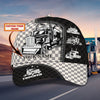 Joycorners Trucker Customized Name 3D Cap