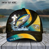 Joycorners Fishing Cross Skinfish Flag Of United States Sport Pattern Personalized Name 3D Cap (11 Breeds)