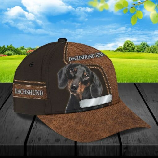 Joycorners Dachshund Kiss Customized Name And Dog Cap