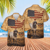 Joycorners Rustic USA Map Cows America 250th Anniversary 3D Hawaiian Shirt (10 Breeds)