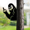 Maxcorners Funny Bigfoot Metal Sign WITH LED/WITHOUT LED - Hilarious Bigfoot Yard Decor, Rustic Outdoor Gag Gift for Man Cave MT0110