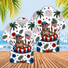 Joycorners Cowboy Cows America 250 Patriotic Beach 3D Hawaiian Shirt (10 Breeds)