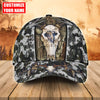 Joycorners Personalized Deer Skull Hunting Camo Classic Cap HM25