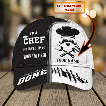 Joycorners Chef 32 Customized Name Cap