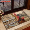 Joycorners Chicken Barn Custom Name Doormat